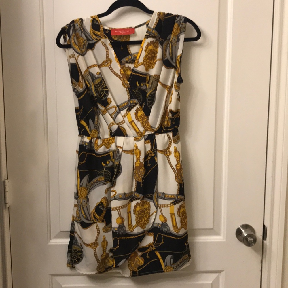 Mock wrap dress